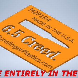 Ammo Can Stencils Rifle Ammunition - 6.5 Creed. · Orange