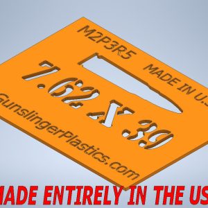Ammo Can Stencils Rifle Ammunition - 7.62 x 39 · Orange