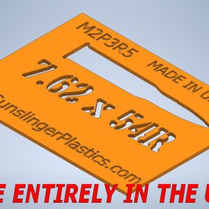 Ammo Can Stencils Rifle Ammunition - 7.62 x 54R · Orange